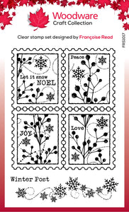 Woodware Clear Magic Single - Winter Postage