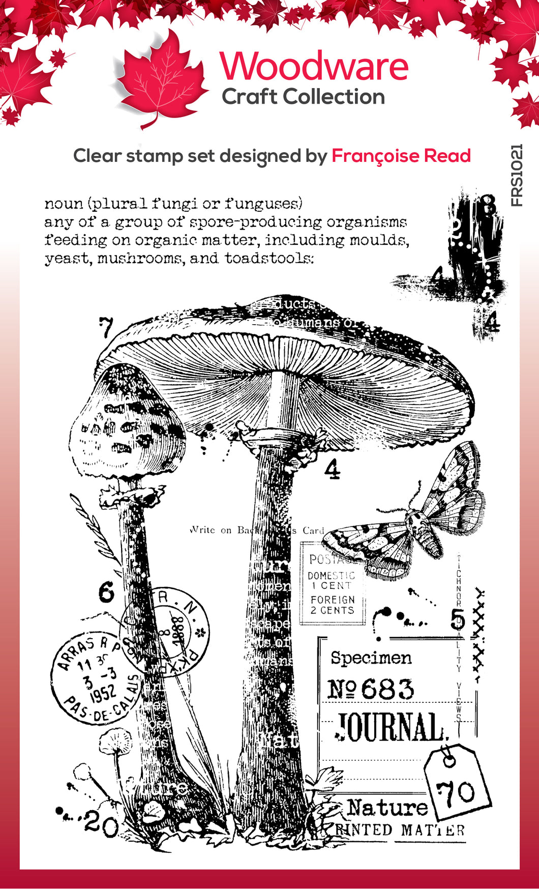 Woodware Clear Magic Single - Vintage Fungi