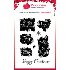 Woodware Clear Magic Single - Christmas Patches