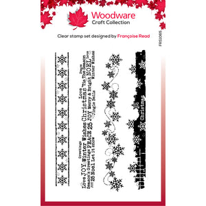 Woodware Clear Magic Single - Christmas Borders