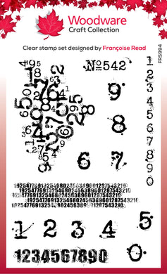 Woodware Clear Magic Single - Inky Numbers