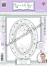 Phill Martin Sentimentally Yours A6 Clear Stamp - Accessory Collection : Floral Bouquet Layered Ovals