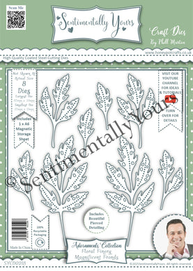 Phill Martin Sentimentally Yours Adornments Collection - Floral Finery Magnificent Fronds