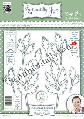 Phill Martin Sentimentally Yours Adornments Collection - Floral Finery Majestic Fronds