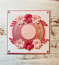 Phill Martin Sentimentally Yours A5 Clear Stamp Set - Coins & Medallions : Floral Curios Sentiment Medallion