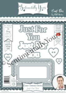 Phill Martin Sentimentally Yours Framed Sentiments Collection - Just For You
