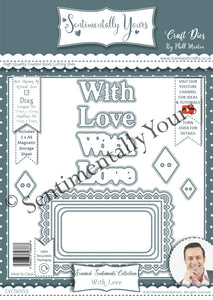 Phill Martin Sentimentally Yours Framed Sentiments Collection - With Love