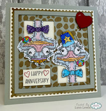 Woodware A6 Clear Stamp Set - Crazy Bird