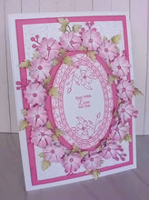 Phill Martin Sentimentally Yours A6 Clear Stamp - Accessory Collection : Floral Bouquet Layered Ovals