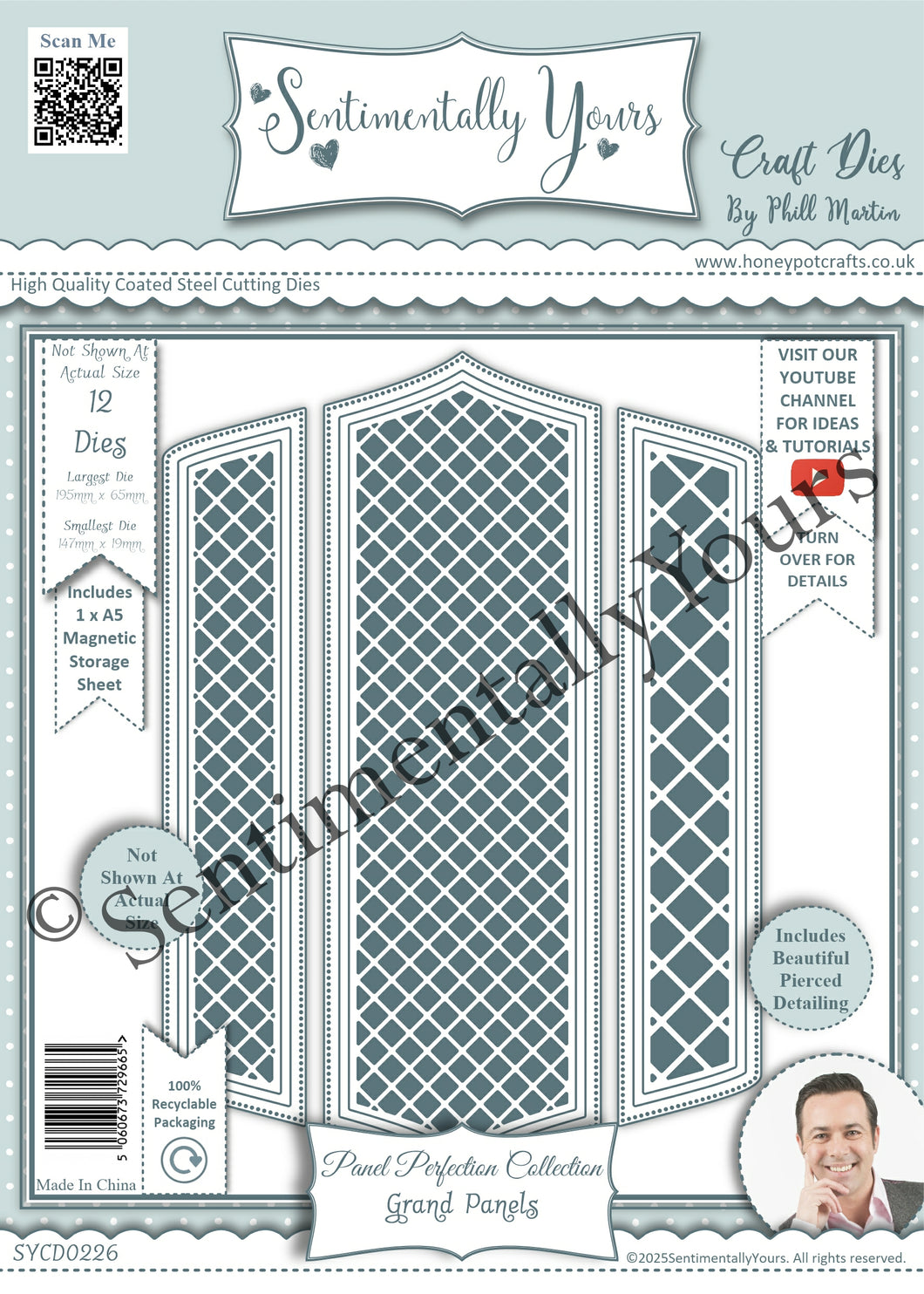 Phill Martin Sentimentally Yours Panel Perfection Collection - Grand Panels