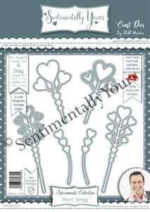 Phill Martin Sentimentally Yours Adornments Collection - Heart Sprigs