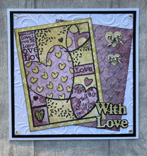 Pre-Loved : Woodware Clear Magic Single - Heart Collage