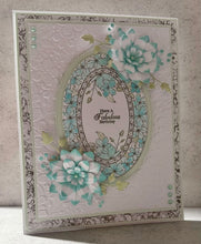 Phill Martin Sentimentally Yours A6 Clear Stamp - Accessory Collection : Floral Bouquet Layered Ovals