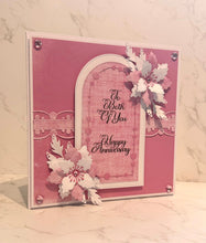 Phill Martin Sentimentally Yours Colour Coordinates 8 x 8 Paper Pack - Distressed Linen in shades of Pink
