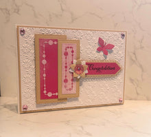 Phill Martin Sentimentally Yours Colour Coordinates 8 x 8 Paper Pack - Distressed Linen in shades of Pink