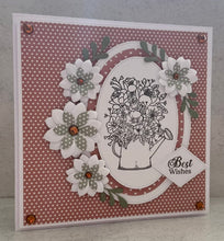 Phill Martin Sentimentally Yours A5 Clear Stamp Set - Enchanted Blooms Wonderful Watering Cans