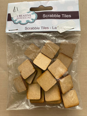Creative Expressions MDF Scrabble Tiles Large