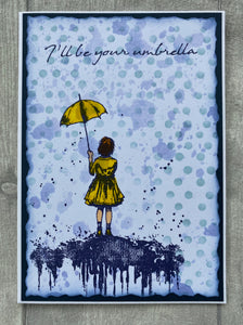 Creative Expressions Andy Skinner Rubber Stamp Set - I'll Be Your Umbrella