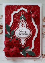 Phill Martin Sentimentally Yours Festive Collection - Pierced Festive Poinsettias