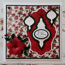 Phill Martin Sentimentally Yours Festive Collection - Pierced Festive Poinsettias