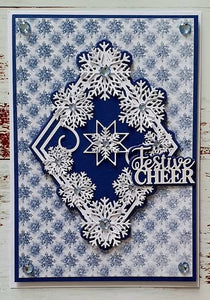 Phill Martin Sentimentally Yours Festive Collection - Fancy Frames Snowflake Diamond