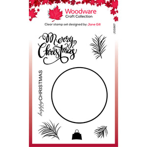 Woodware Clear Magic Single - Paintable Baubles Big Circle