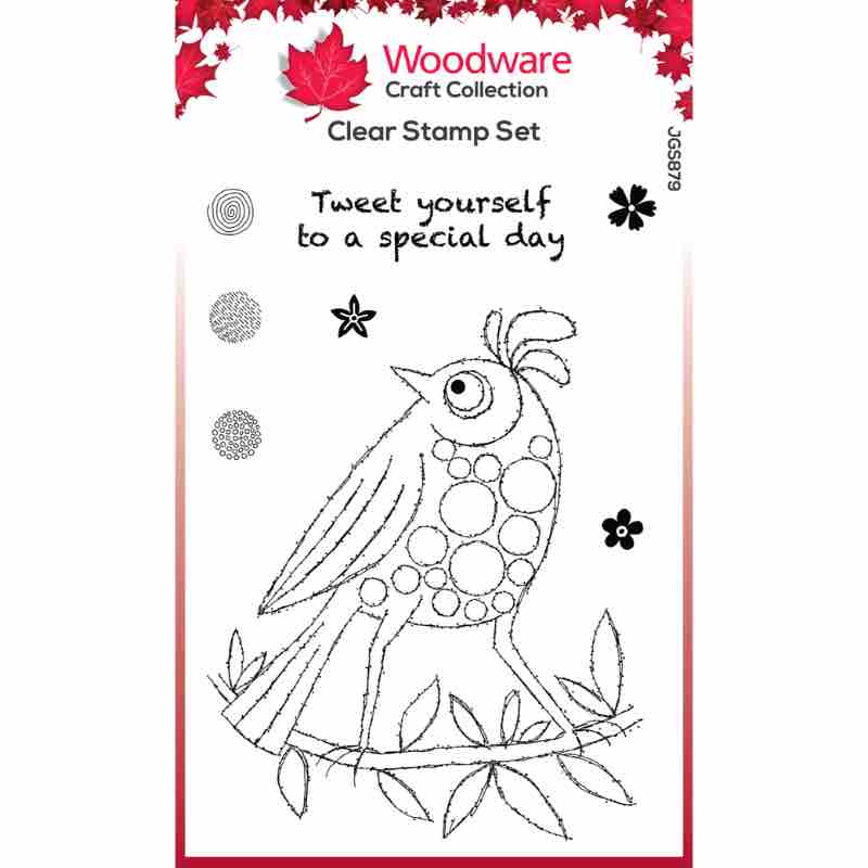 Woodware Clear Magic Single - Bubble Birds Simone