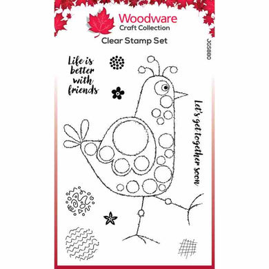 Woodware Clear Magic Single - Bubble Birds Paula