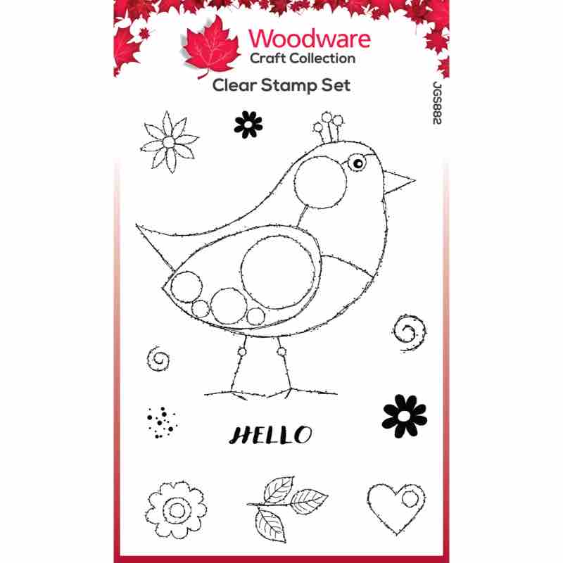 Woodware Clear Magic Single - Bubble Birds Diego