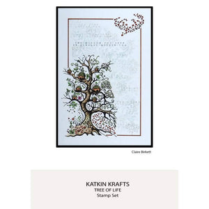 Katkin Krafts A5 Clear Stamp Set - Tree of Life