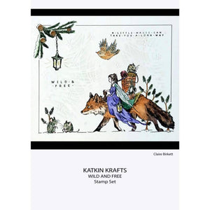 Katkin Krafts A5 Clear Stamp Set - Wild & Free