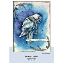 Katkin Krafts A5 Clear Stamp Set - Wisdom Owl