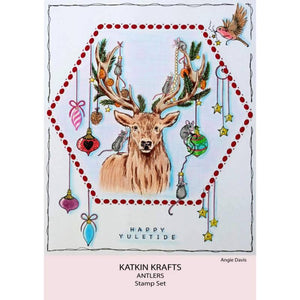 Katkin Krafts A5 Clear Stamp Set - Antlers