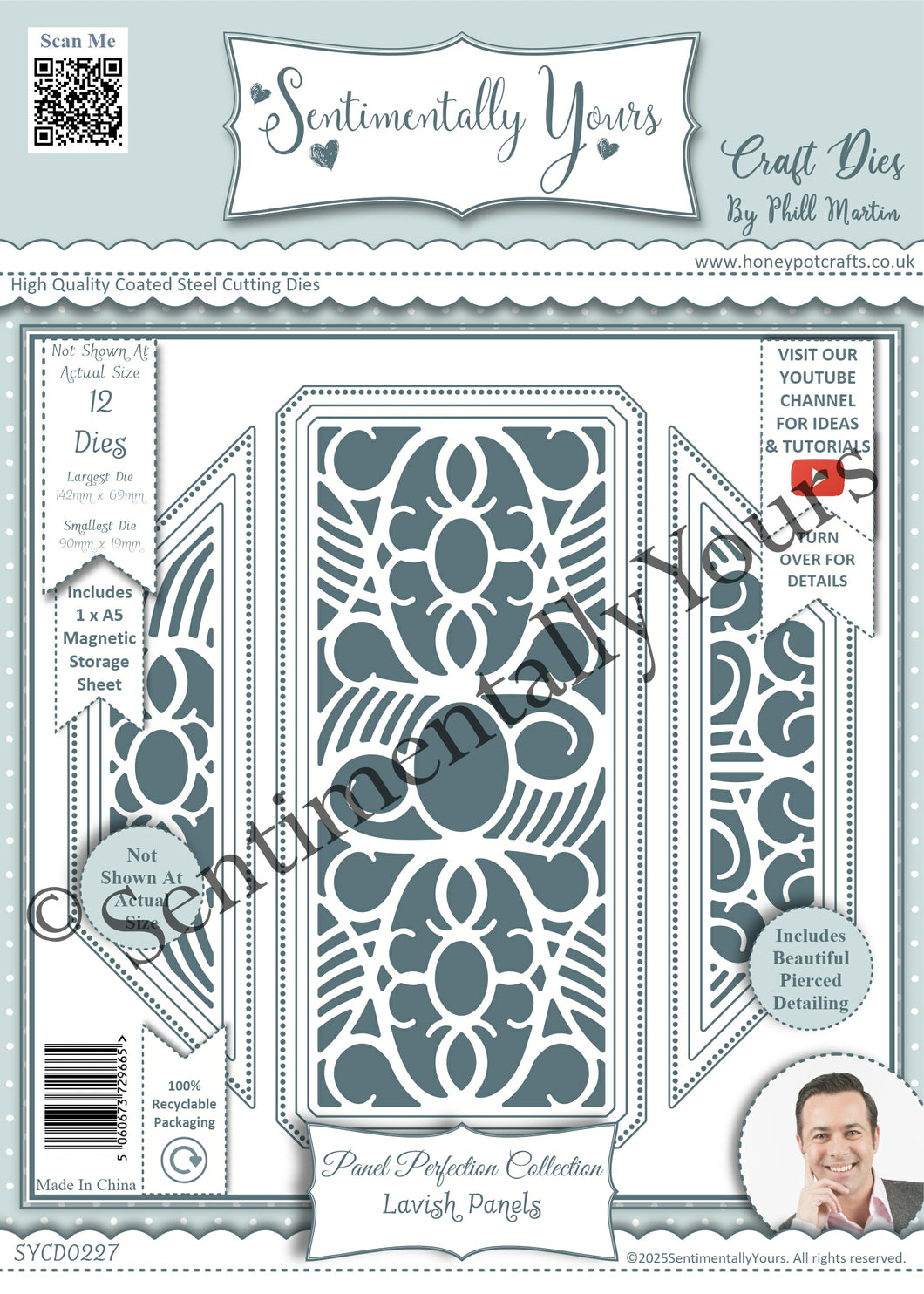 Phill Martin Sentimentally Yours Panel Perfection Collection - Lavish Panels