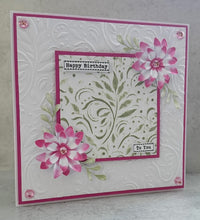 Phill Martin Sentimentally Yours 3D Embossing Folder - Leafy Flourish