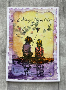 Creative Expressions Andy Skinner Rubber Stamp Set - Let's Go Fly A Kite