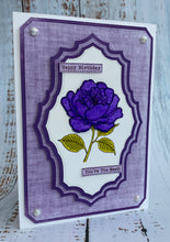 Phill Martin Sentimentally Yours Colour Coordinates 8 x 8 Paper Pack - Distressed Linen in shades of Purple