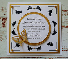 Phill Martin Sentimentally Yours A5 Clear Stamp Set - Frame Maker : Nouveau Flourish