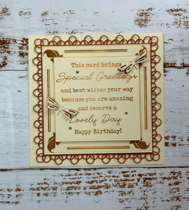 Phill Martin Sentimentally Yours A5 Clear Stamp Set - Frame Maker : Nouveau Flourish