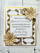 Phill Martin Sentimentally Yours A5 Clear Stamp Set - Frame Maker : Nouveau Flourish