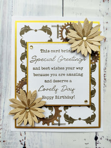 Phill Martin Sentimentally Yours A5 Clear Stamp Set - Frame Maker : Nouveau Flourish