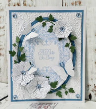 Phill Martin Sentimentally Yours A6 Clear Stamp - Accessory Collection : Beaded Flourish Layered Ovals