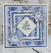 Phill Martin Sentimentally Yours Colour Coordinates 8 x 8 Paper Pack - Distressed Linen in shades of Blue