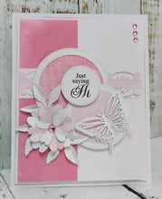 Phill Martin Sentimentally Yours Colour Coordinates 8 x 8 Paper Pack - Distressed Linen in shades of Pink