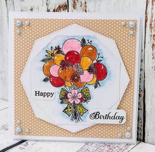 Phill Martin Sentimentally Yours A5 Clear Stamp Set - Enchanted Blooms Balloon Bouquets