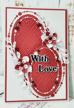 Phill Martin Sentimentally Yours 3D Embossing Folder - Beaded Diamonds