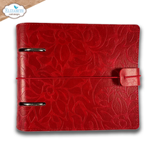 Elizabeth Craft Designs - Everyday Memories : Memory Binder Square Page - Festive Red Embossed
