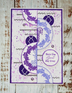 Phill Martin Sentimentally Yours A5 Clear Stamp Set - Frame Maker : Elegant Scrolls