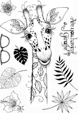 Pink Ink Designs A5 Clear Stamp Set - Giraffe