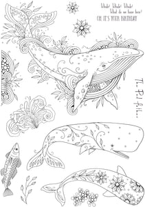 Pink Ink Designs A5 Clear Stamp Set - Nautical Series : The Podfather